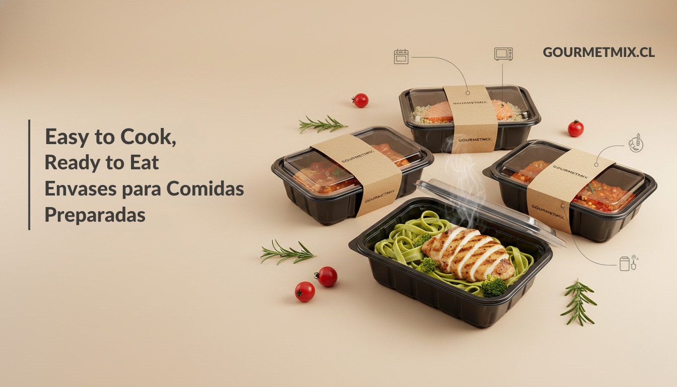 Easy to Cook, Ready to Eat — Platos para comidas preparadas en bandejas Gourmetmix